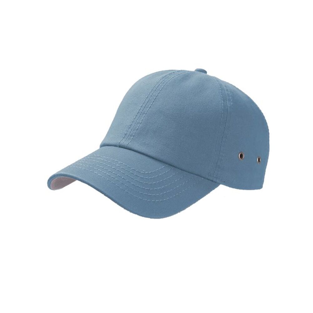 Atlantis Action 6 Panel Chino Baseball Cap / Light Blue